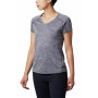 Camiseta de mujer Columbia Zero Rules gris claro NocturnalHeather