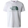 Camiseta de hombre The North Face Berkeley California Tee- In Scrap Mat blanco/verde TNFWHT/DPGRSGRNHRLRGPLAID