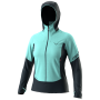 Chaqueta de mujer Dynafit Traverse Alpha Hooded Jkt W negro/azul 8051 - marine blue/3010