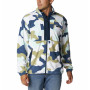 Sudadera de hombre Columbia Back Bowl Fleece Lightweight blanco Savory Mod Camo, Collegiate Navy