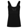 Camiseta sin mangas para mujer Dare 2b CrystallizeFitted negro Black