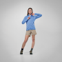 Sudadera funcional de mujer Salewa Puez Cammino Pl Jkt W