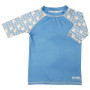 Camiseta para niños DucKsday Manta SS azul/blanco Blue/Off White