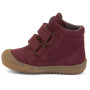 Zapatos barefoot para niños para todo el año Froddo Ollie Tex Bordeaux