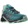 Zapatillas de carrera para mujer Salomon Supercross 4 azul/negro Harbor Blue / Black / Yucca