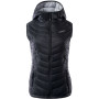 Chaleco de mujer Hi-Tec Lady Nevi negro StretchLimo/MicroChip