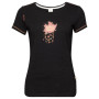 Camiseta de mujer Chillaz Gandia Girls Talk Chalk negro black