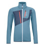 Sudadera de mujer Ortovox Fleece Grid Jacket W 2023 azul claro Lightblue