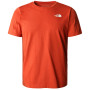 Camiseta de hombre The North Face Foundation Graphic Tee S/S rojo RUSTED BRONZE