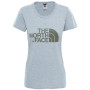 Camiseta de mujer The North Face Easy Tee gris
