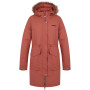Abrigo de invierno para mujer Husky Nelidas L rojo fd. bordo