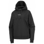 Sudadera de mujer Salomon Logo Hoodie W negro DEEP BLACK