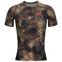 Camiseta de hombre Under Armour HG Armour Prtd Comp negro/rojo Black/Bolt Red/Bolt Red