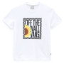 Camiseta para niños Vans Sunlit Crew blanco White