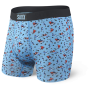 Calzoncillos bóxer Saxx Ultra Boxer Brief Fly turquesa BlueActionShot