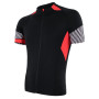 Maillot de ciclismo de hombre Sensor Cyklo Race negro Black/Red