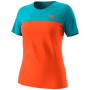 Camiseta funcional de mujer Dynafit Traverse S-Tech S/S Tee W naranja lowa