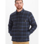 Camisa de hombre Marmot Ridgefield Heavyweight Sherpa Lined Flannel azul Storm