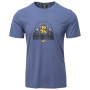 Camiseta de hombre Hi-Tec Trailer azul blue indigo