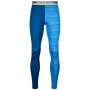 Calzoncillos de hombre Ortovox 185 Rock'N'Wool Long Pants azul JustBlue