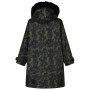 Abrigo impermeable para niños Regatta Junior Waterproof Changing Robe Pro Bark Green