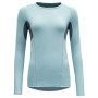 Camiseta funcional de mujer Devold Running Woman Shirt azul claro Cameo