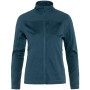 Sudadera de mujer Fjällräven Abisko Lite Fleece Jacket W azul Indigo Blue
