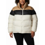 Chaqueta de mujer Columbia Puffect™ Color Blocked Jkt marrón ChalkBlackBeach