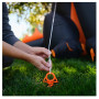 Estaquilla de tienda Nite Ize Orange Screw Large