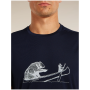 Camiseta funcional de hombre Icebreaker Merino Blend Core SS Tee Canoe Companions