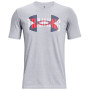 Camiseta de hombre Under Armour Training Overlay SS gris Mod Gray Light Heather / / White