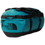 Bolsa de viaje The North Face Base Camp Duffel - S negro/turquesa Harbor Blue/Tnf Black