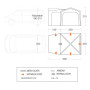 Carpa de autocaravana/furgoneta Vango Tailgate AirHub Low
