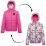 Talla infantil: 104-110 / Color: rosa/blanco