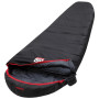 Saco de dormir Loap Hudson negro/rojo