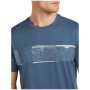 Camiseta de hombre Icebreaker Men Merino 150 Tech Lite SS Tee Elevation Line
