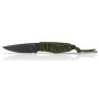 Cuchillo Acta non verba P100 Dlc/Plain edge verde Olive/Black