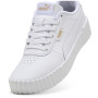 Calzado para niños Puma Carina 3.0 Jr White-Gold