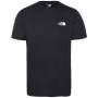Camiseta funcional de hombre The North Face Reaxion Red Box Tee negro TNF BLACK/TNF WHITE