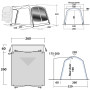 Carpa de autocaravana/furgoneta Outwell Milestone Dash Air