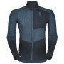 Sudadera funcional de hombre Scott Explorair Alpha Raw azul oscuro metal blue/dark blue
