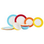 Vajilla Gimex Tableware Rainbow 12 pcs