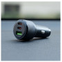 Adaptador Swissten Car Charger 2x USB-C PD + USB-A, 95 W + cabel USB-C / USB-C, 1 m