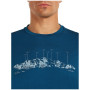 Camiseta de hombre Icebreaker Men Merino 150 Tech Lite SS Tee The Peaks