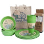 Juego de picnic EcoSouLife Piknikový Set EcoSouLife pro 4 verde