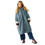 Abrigo impermeable para niños Regatta Junior Waterproof Changing Robe Pro Grey Mirage
