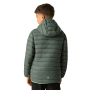 Chaqueta de invierno para niños Regatta Junior Hooded Marizion Dark Forrest Green