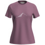 Camiseta de mujer Icebreaker W Mer 150 Tech Lite SS T South Const rosa Deco
