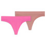 Bragas de mujer Puma 3D Knit Sport Strings 2P rosa dusty pink