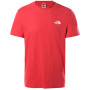 Camiseta de hombre The North Face Simple Dome Tee rojo/blanco RococcoRed